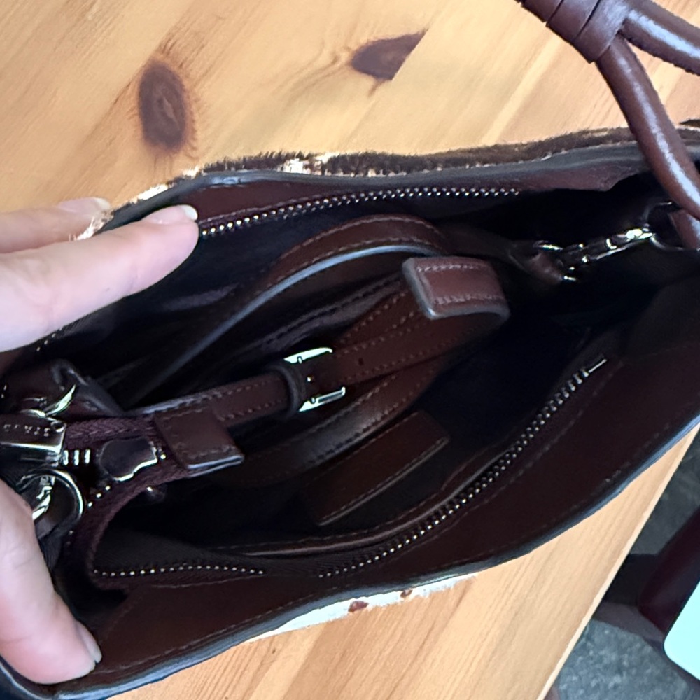 LIKE NEW STAUD Valerie Shoulder Bag, Mixed Haircalf - Picture 7 of 8